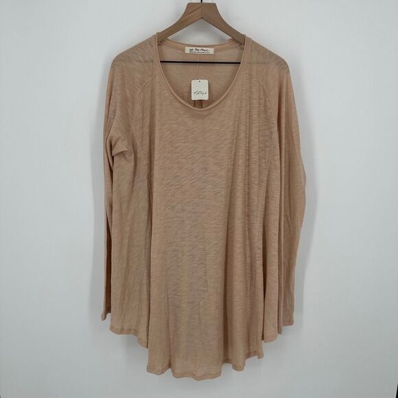 We the free people top womens medium misty pink aria trapeze tunic flowy nwt - Picture 2 of 10